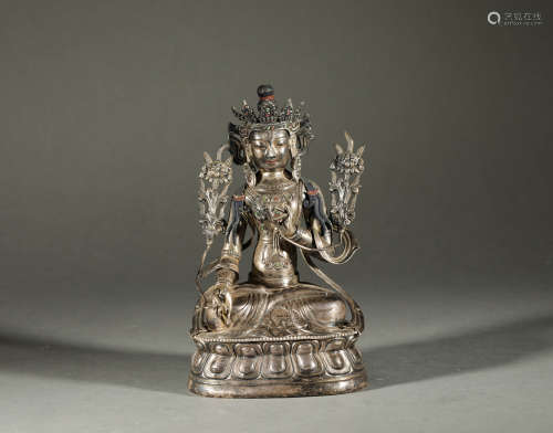Silver Tara in Qing Dynasty