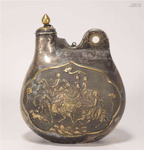 Silver and Gold Pot in Tang Dynasty