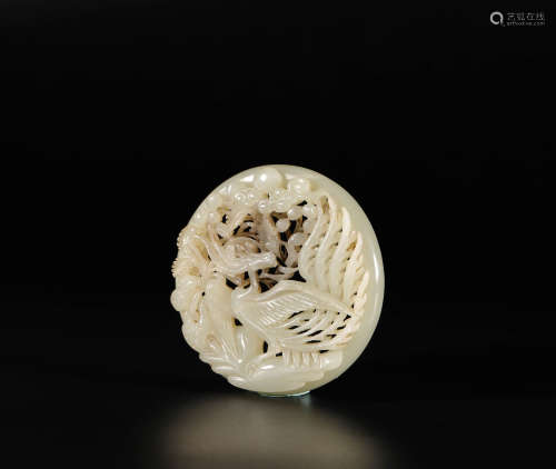 Hetian Jade Pendant in Qing Dynasty
