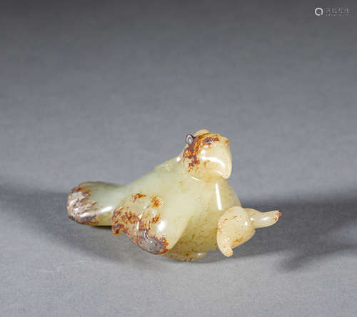 Hetian Jade Bird Ornament from Han Dynasty