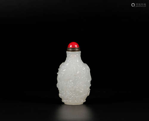 Glass Snuff Bottle in Qing Dynasty