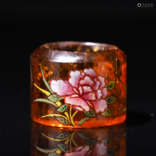 Peking Glass Archerâ€™s Ring
