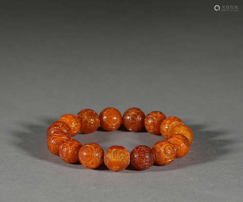 Beeswax Bracelet in Qing Dynasty