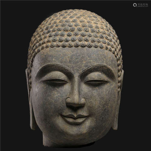 Stone Buddha Head of the Horthern Wei Dynasty