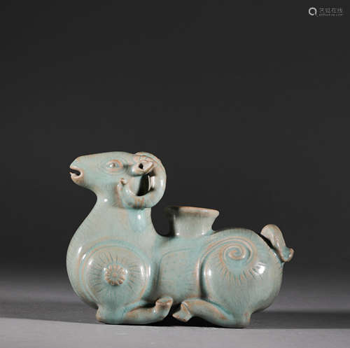 Celadon Water Pot of Sheep Type in Song  Dynasty