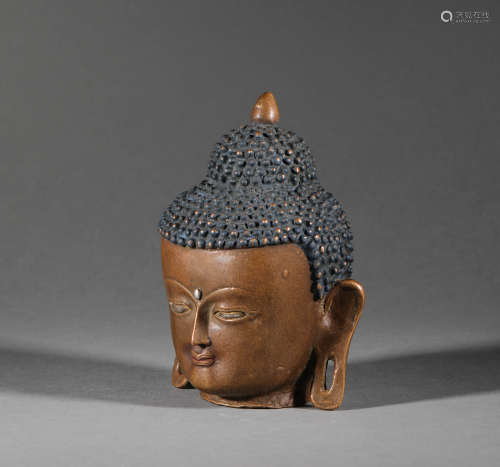 Copper Buddha Head inQing Dynasty