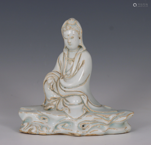 Blanc-de-Chine Seated Guanyin