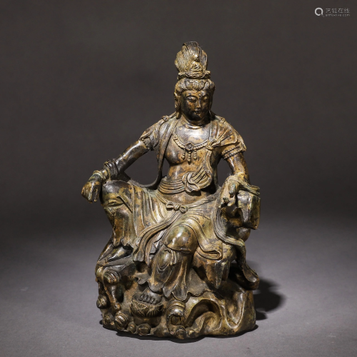 Bronze Seated Guanyin