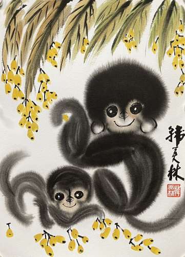 韓美林 猴