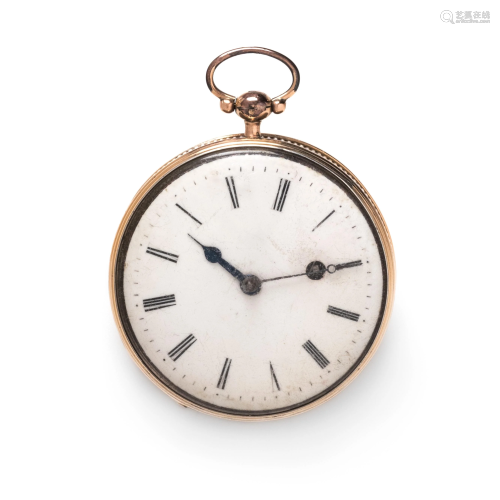 SILVER OPEN FACE POCKET WATCH