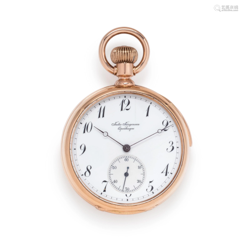 JULES JURGENSEN, 18K PINK GOLD FIVE MINUTE REPEATER