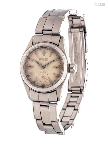 ROLEX, STAINLESS STEEL REF. 6505 WRISTWATCH