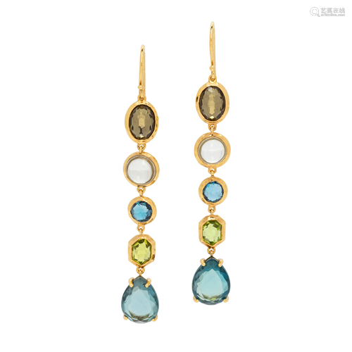 IPPOLITA, QUARTZ 'ROCK CANDY' EARRINGS