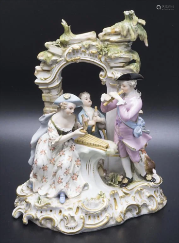 Figurengruppe 'Musizierende Familie' / A figural group