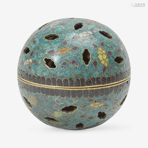 An unusual cloisonnÃ© gimbal-mechanism spherical