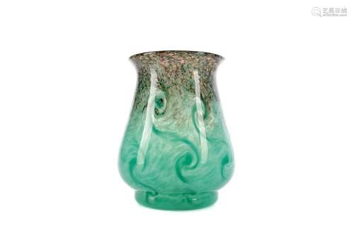 A MONART GLASS VASE