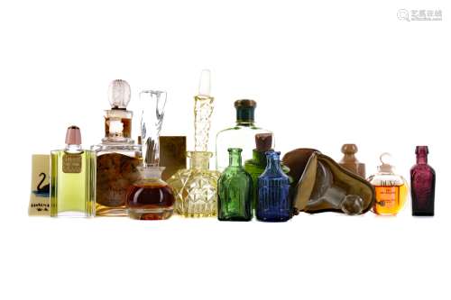 A COLLECTION OF TWENTY-SIX EARLY 20TH CENTURY PERFUME BOTTLE...