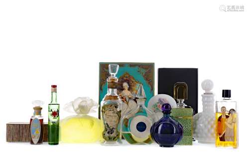 A COLLECTION OF TWENTY-FOUR EARLY 20TH CENTURY PERFUME BOTTL...