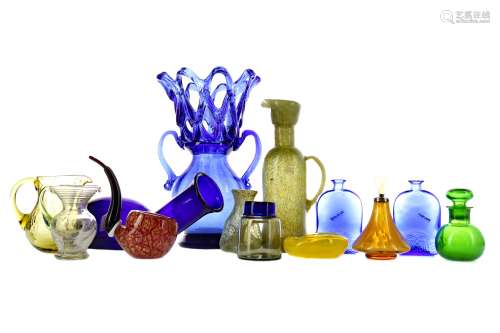 A COLLECTION OF ART GLASS