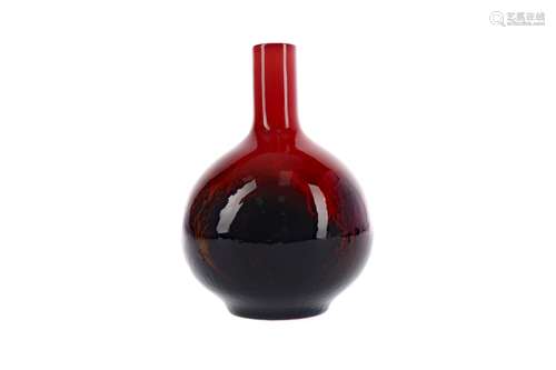 A ROYAL DOULTON FLAMBE VASE