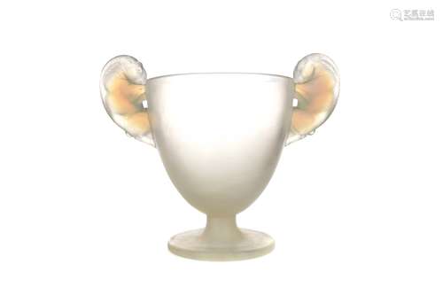 A LALIQUE 'BELIERS' VASE