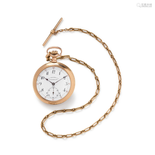 W.F. SELLERS & CO., GOLD-FILLED OPEN FACE POCKET WATCH