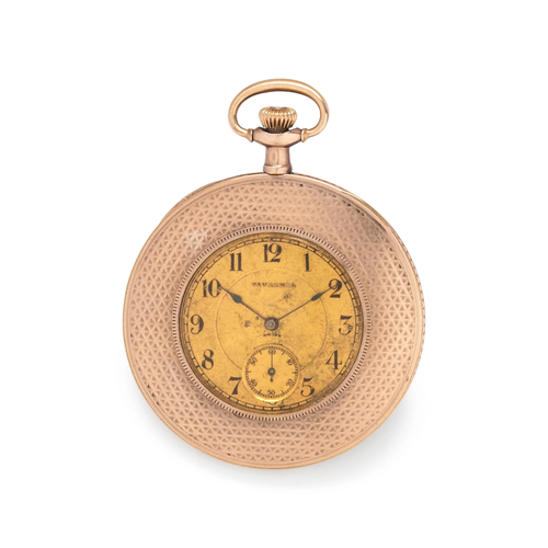 TAVANNES, GOLD-FILLED DEMI-HUNTER POCKET WATCH