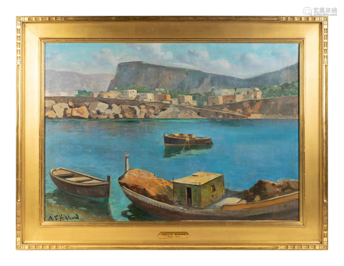 Aldro Hibbard, European Harbor Scene