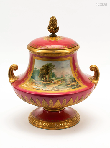 A French Porcelain Centerpiece