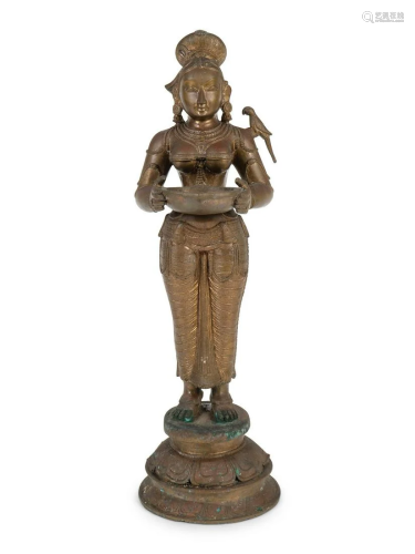 An Indian Bronze Figure