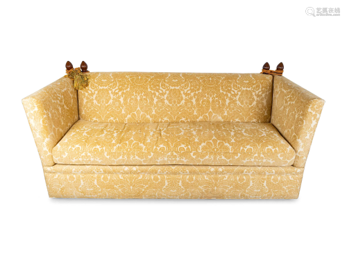 A Contemporary Upholstered Knole Sofa