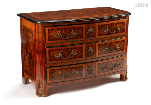 A Regence Style Parquetry Commode
