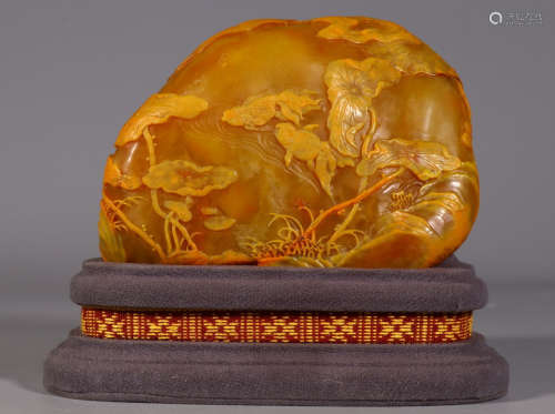 TIANHUANG STONE CARVED ORNAMENT