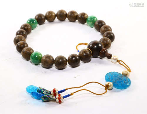 CHENXIANG WOOD BEADS STRING BRACELET