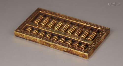 GILT BRONZE ABACUS