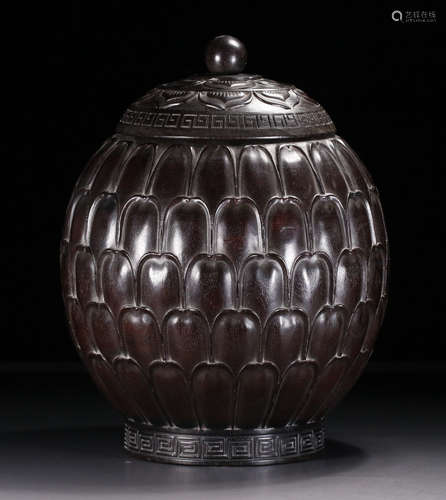 ZITAN LOTUS PATTERN JAR