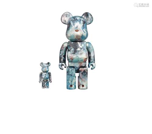 BEARBRICK/大理石5代/Pushead/5/積木熊