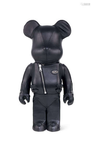 BEARBRICK/&/Lewis/Leathers/全真皮制包裹/積木熊