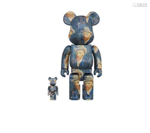 BEARBRICK/Van/Gogh/Museum/梵高博物館/2.0/梵高自畫像/積木熊