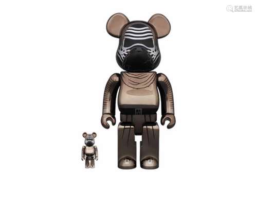 BEARBRICK/星球大戰/凱洛倫/KYLO/REN/Chrome/積木熊