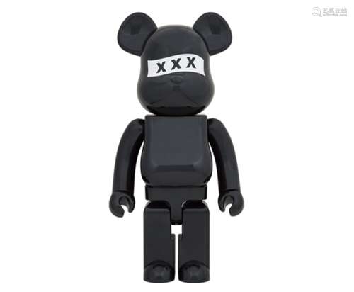 BEARBRICK/BE@RBRICK/GOD/SELECTION/XXX/黑色/積木熊