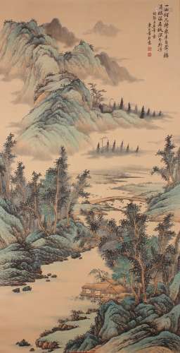 Vertical Painting by Dong Bangda