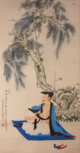 Vertical Painting by Ren Zhong