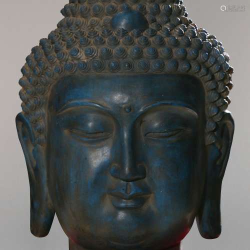 Lapis Lazuli Buddha's Head