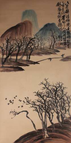Vertical Painting by Qi Baishi