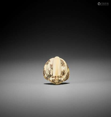 HIDEMASA: AN IVORY NETSUKE OF FUKUROKUJU