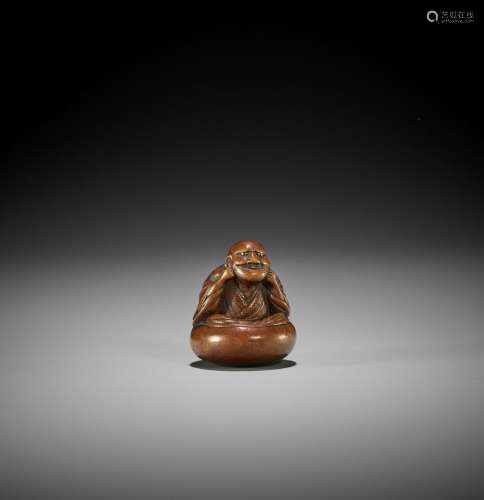 MASAKAZU: A WOOD NETSUKE OF KOKO SENNIN