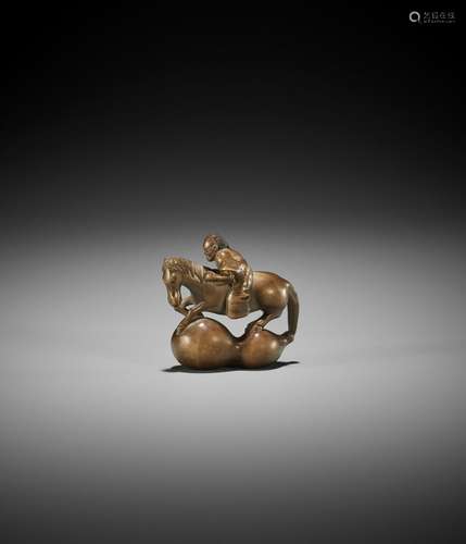 YUMEHACHI: AN UNUSUAL WOOD NETSUKE OF CHOKARO SENNIN