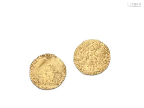 CHARLES V (1364-1380)Franc à pied. TB.Joint écu d’or à la ch...