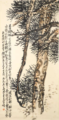 A CHINESE PAINTING, WU CHANGSHUO MARK